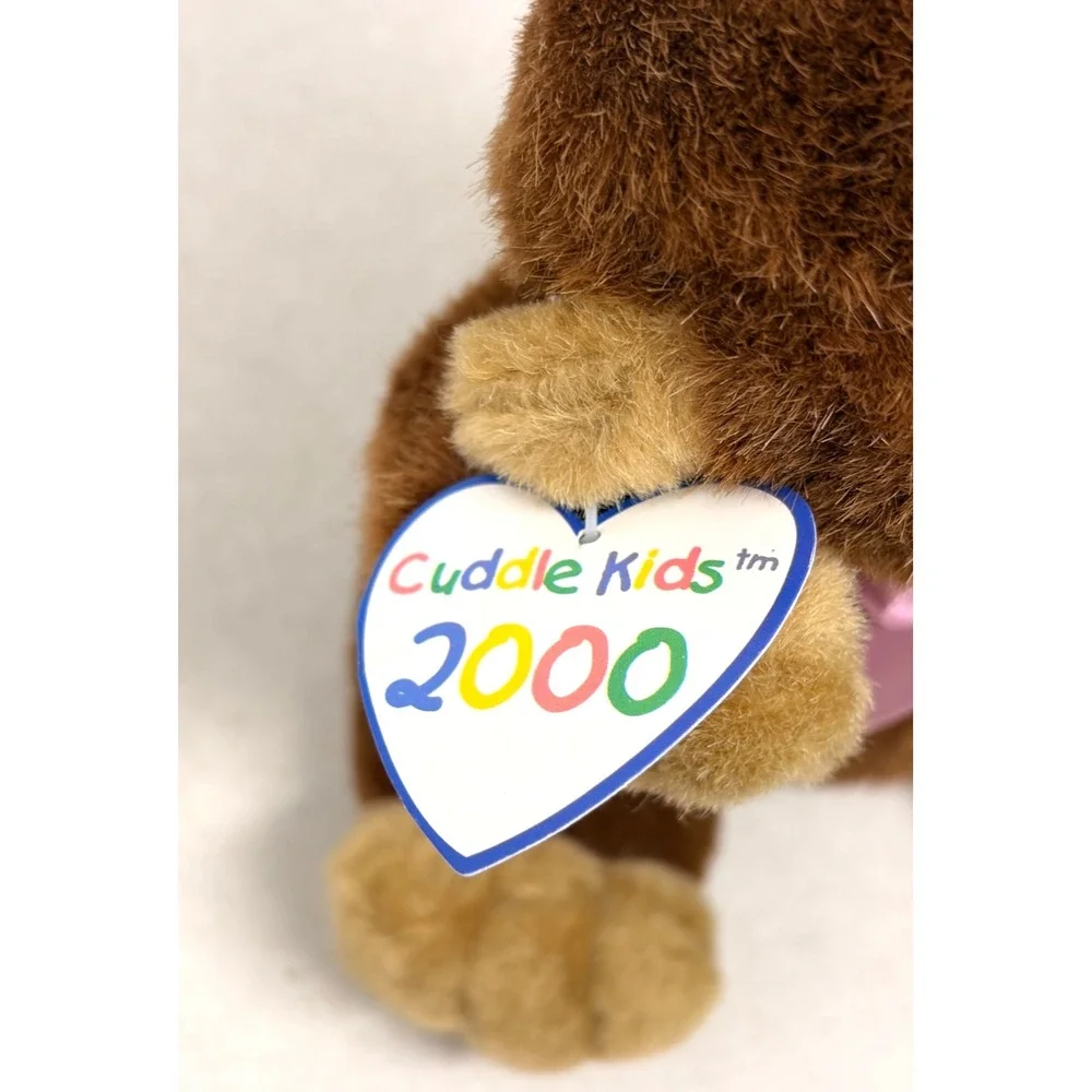 Geppeddo Cuddle Kids 2000 Mimi Monkey Porcelain Baby Doll Plush Pajamas NEW